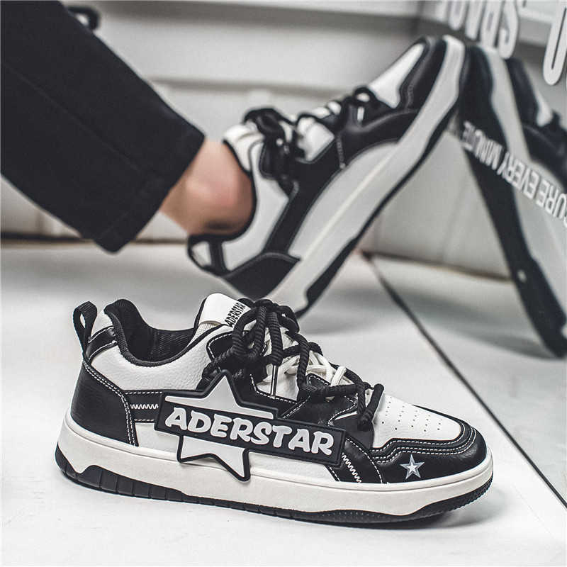 Men Shoes Brands - Okrągłe noski, gumowa podeszwa, urocze sneakersy,