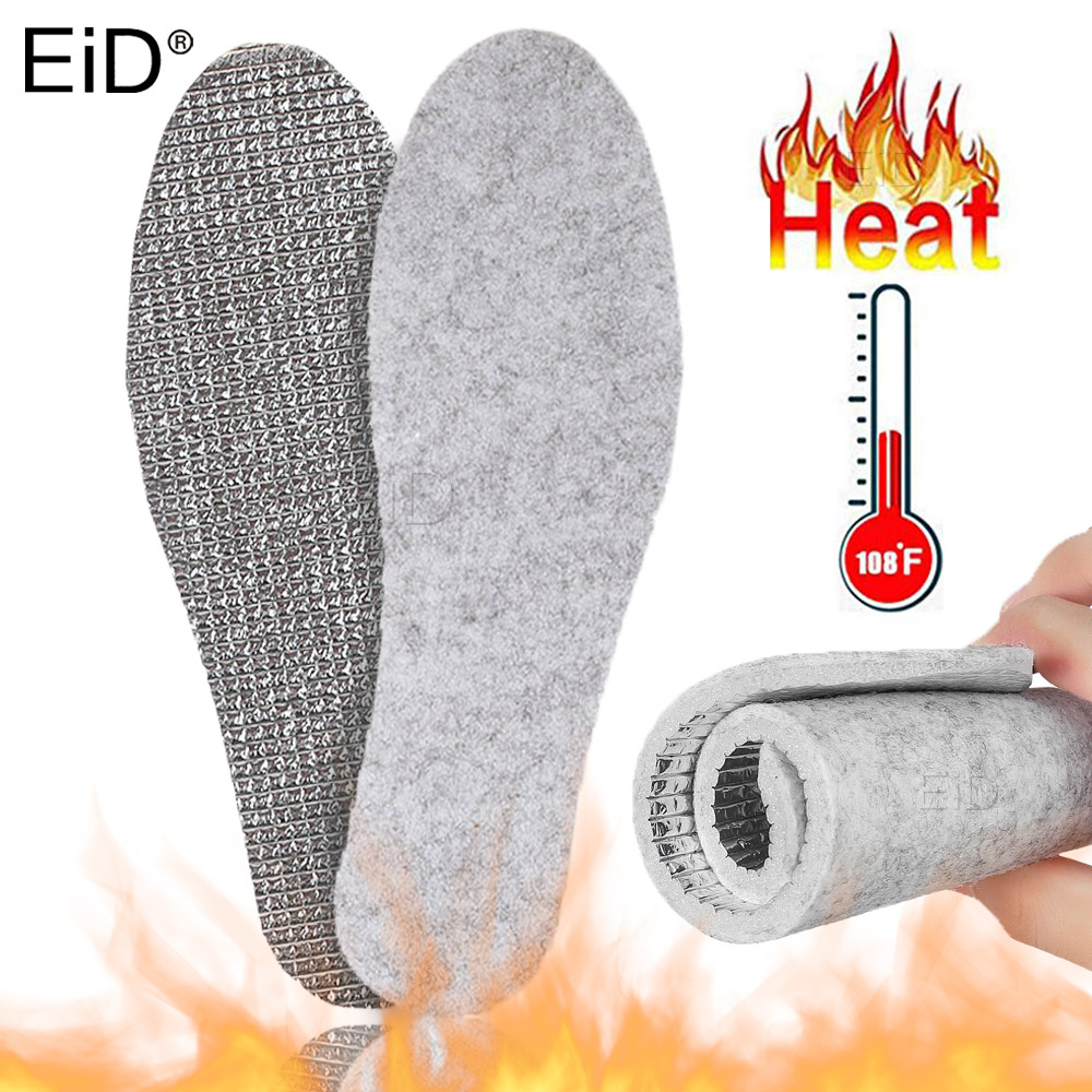 Men Shoes Eid - Podgrzewana folia aluminiowa wkładki stopy ciepłe