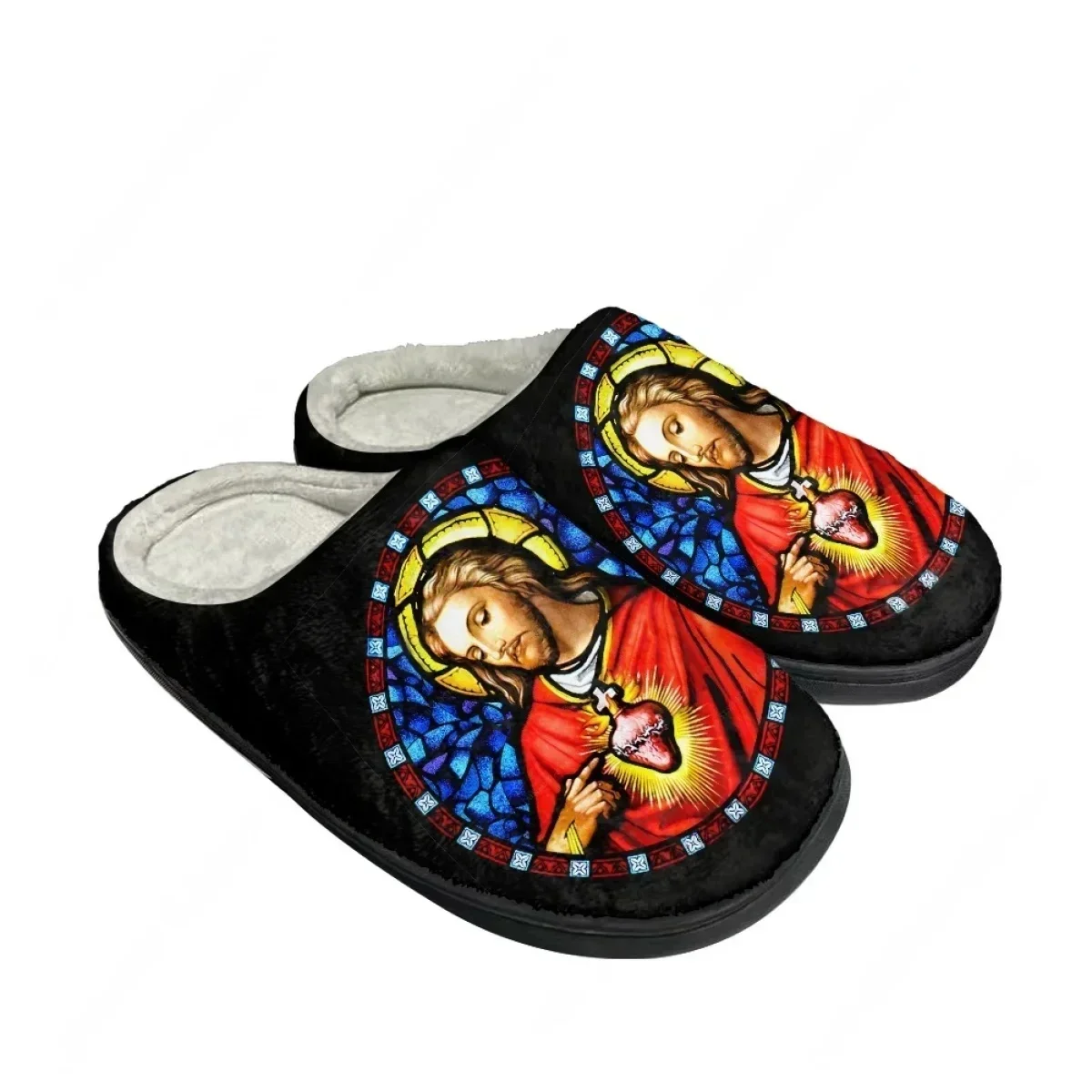 Men Shoes Winter - Religia Jezus Maryja Panna Obraz Bawełniane