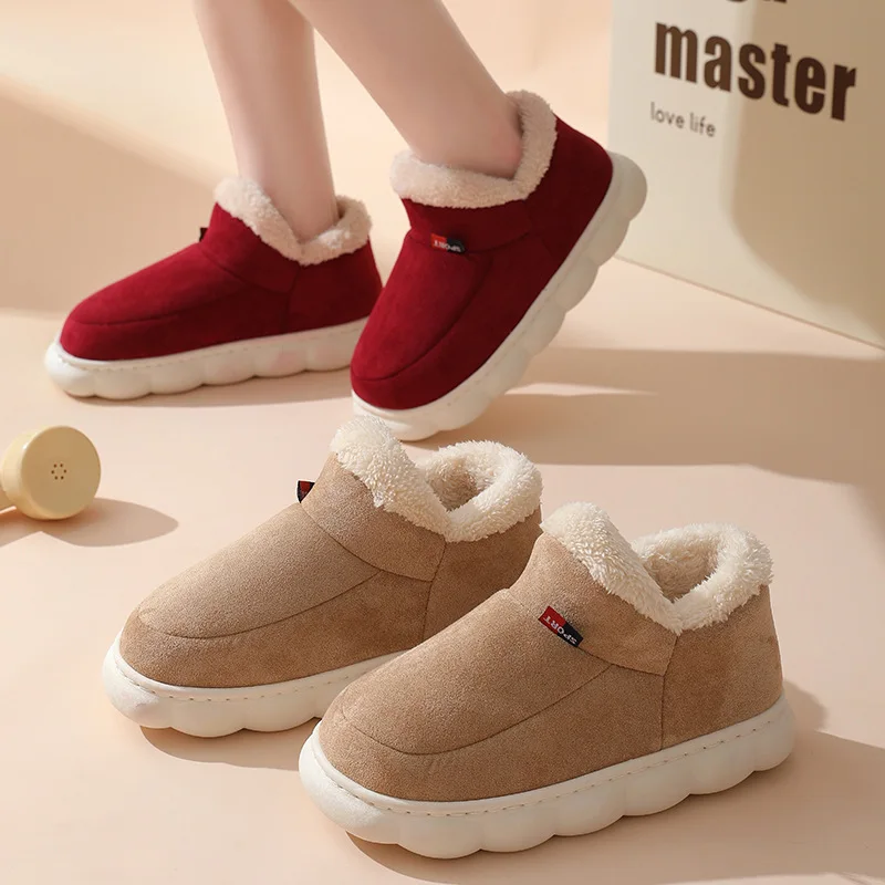Men Shoes Winter - Zimowe, codzienne kapcie męskie 2025, damskie