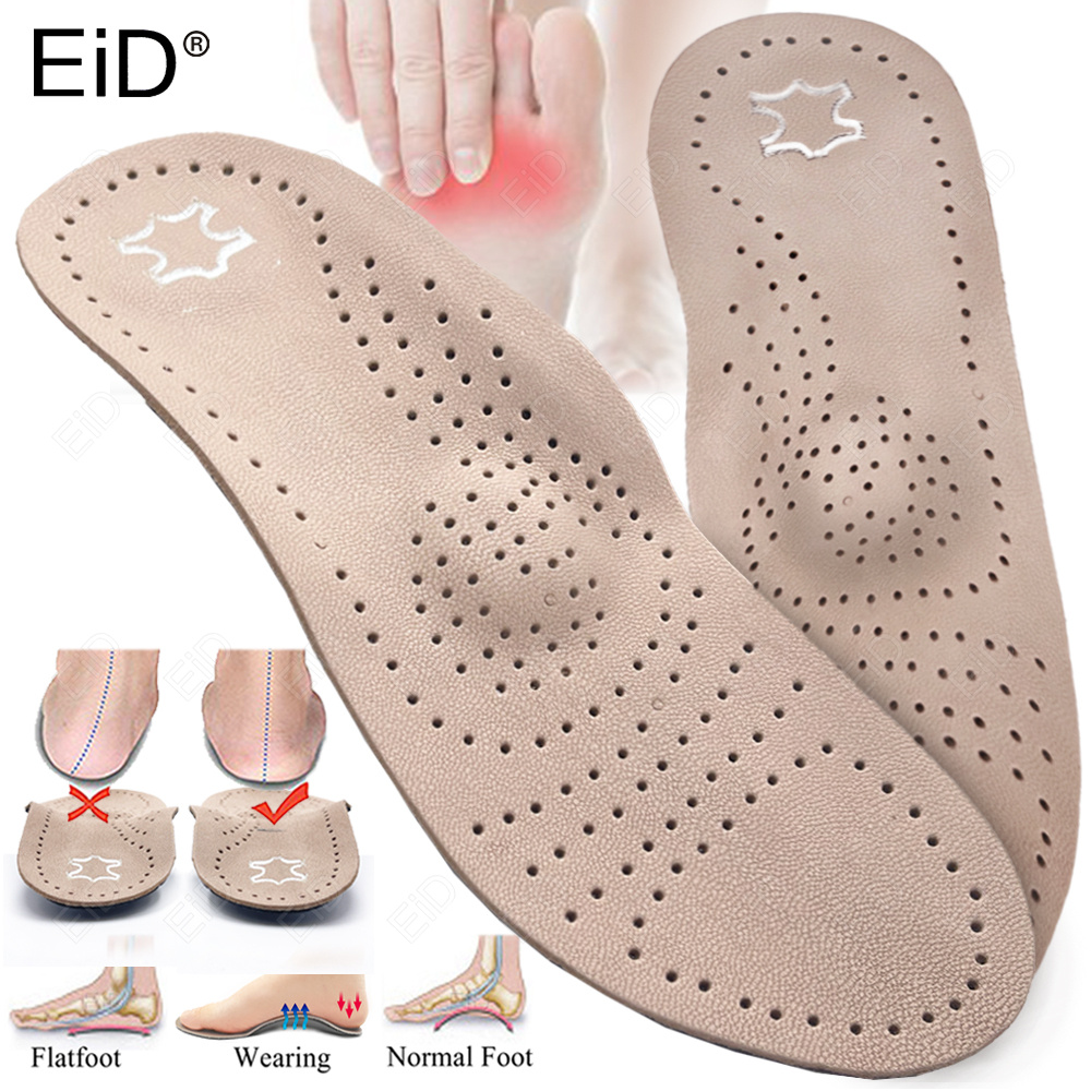 Men Shoes Eid - EiD skórzana wkładka ortopedyczna ortopedyczna płaskostopie