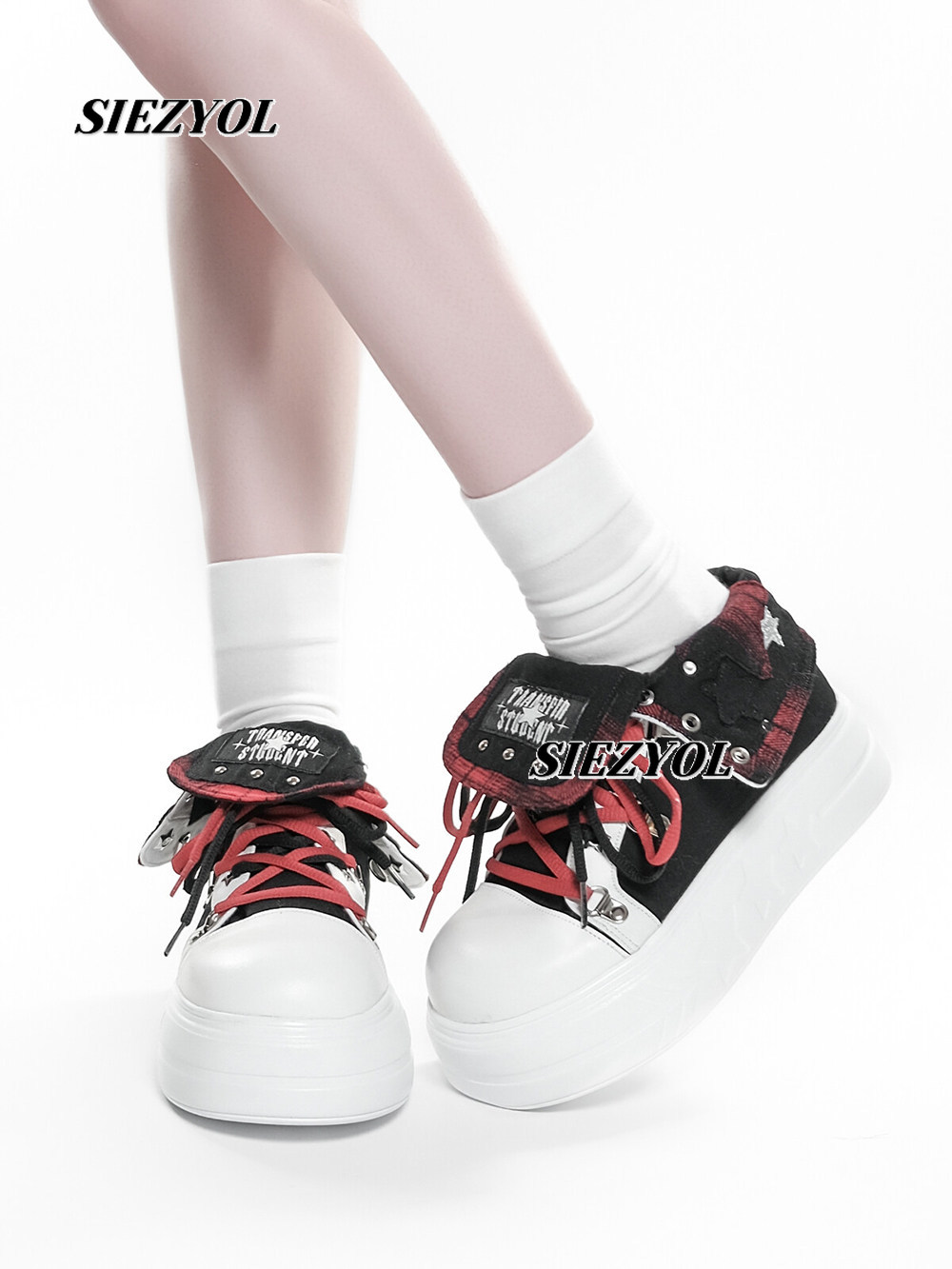 Canvas Sneaker High - Jesienne Nowości Oryginalne Subkulturowe Sneakersy na
