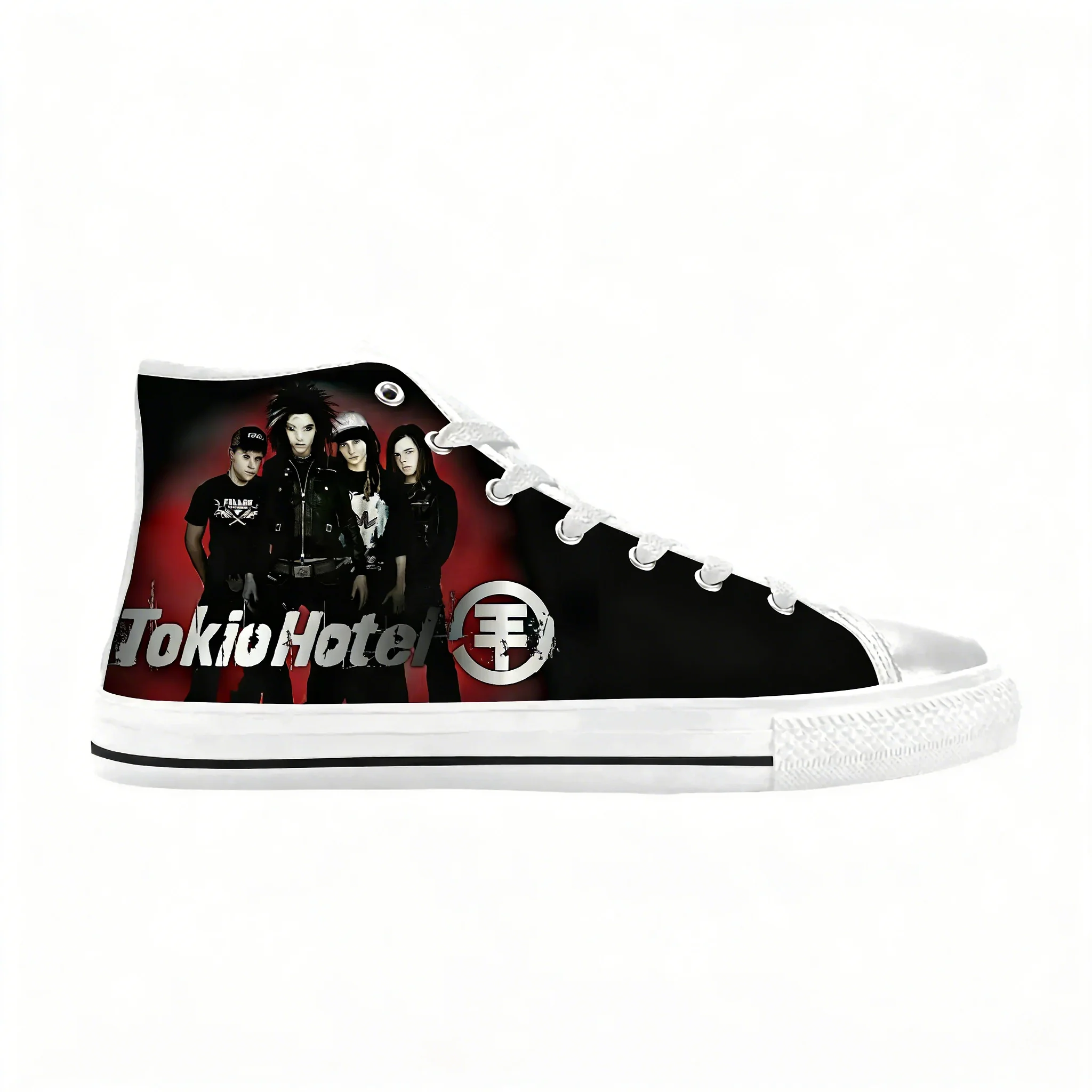 Canvas Sneaker High - Hotel Rock Band Muzyka Piosenkarz Modny