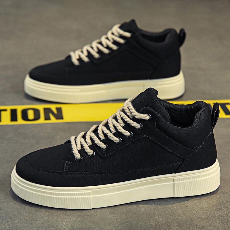 Męskie trampki na grubej podes – Canvas Sneaker High recenzja i cena