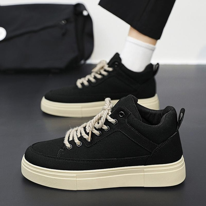 Męskie trampki na grubej podes – Canvas Sneaker High recenzja i cena