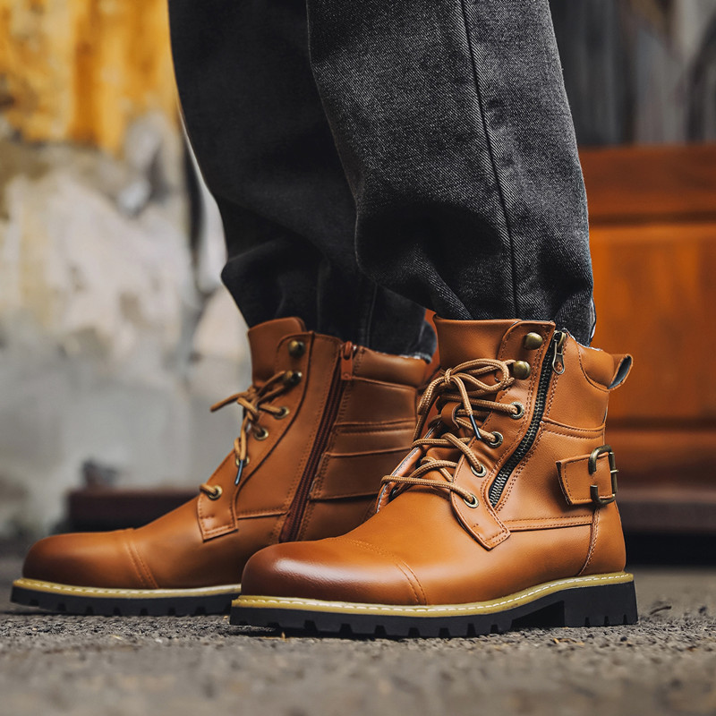Męskie skórzane buty, metalowe – Men Shoes Oxford recenzja i cena