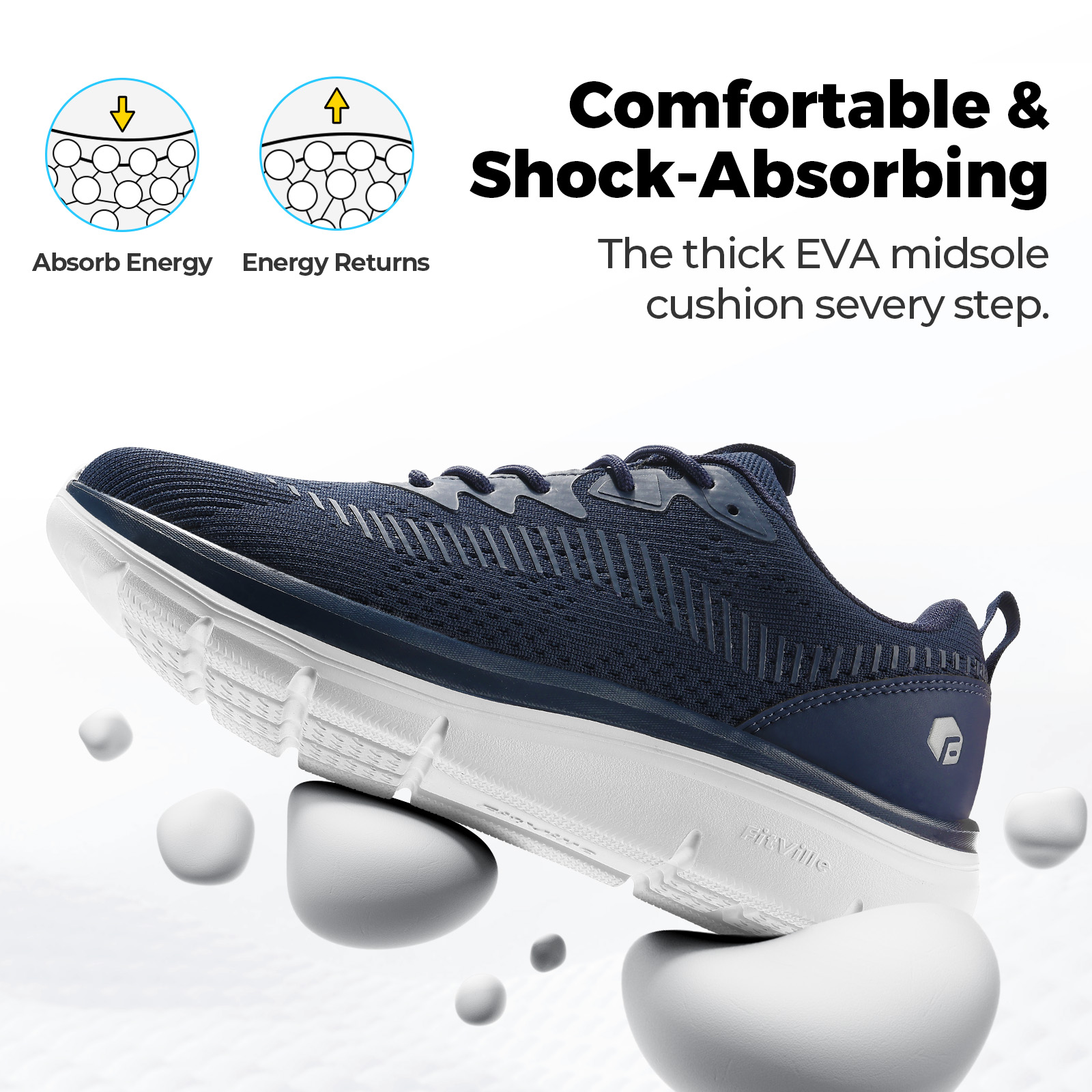 FitVille Męskie buty do chodze – Men'S Shoes For Plantar Fasciitis recenzja i cena