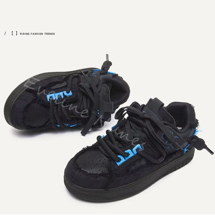 Czarne, postrzępione buty skat – Men Shoes Winter recenzja i cena