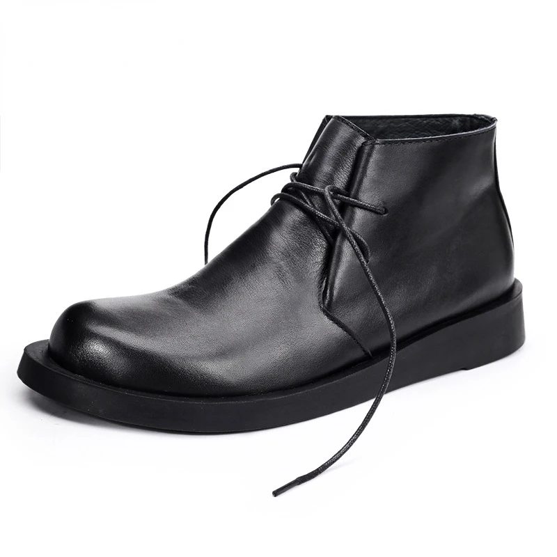 Męskie botki oksfordki ze skór – Men Shoes Oxford recenzja i cena