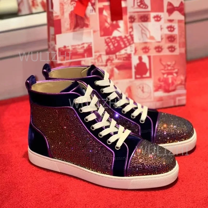 Ciemnofioletowe sneakersy męsk – Men'S Shoes For Suits recenzja i cena