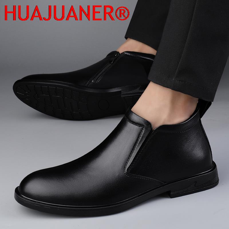 Chelsea Boots Czarne męskie kr – Men Shoes Brands recenzja i cena