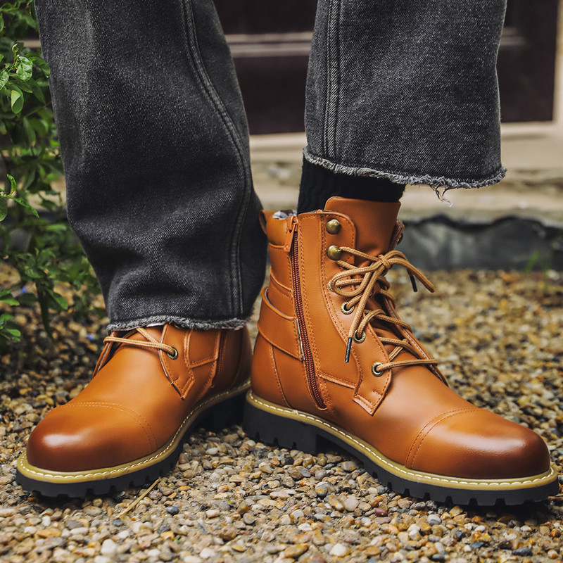 Jesienne Zimowe Męskie Skórzan – Men Shoes Oxford recenzja i cena