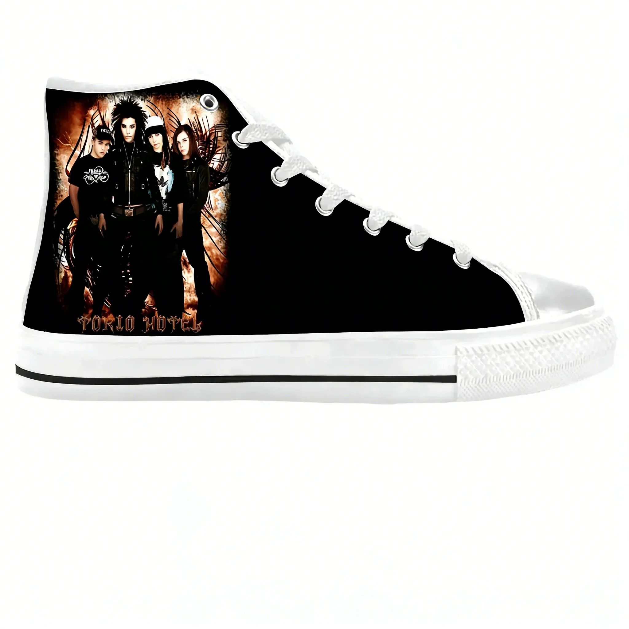 Hotel Rock Band Muzyka Piosenk – Canvas Sneaker High recenzja i cena